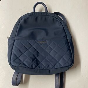 Karl Lagerfeld Quilted Mini Backpack